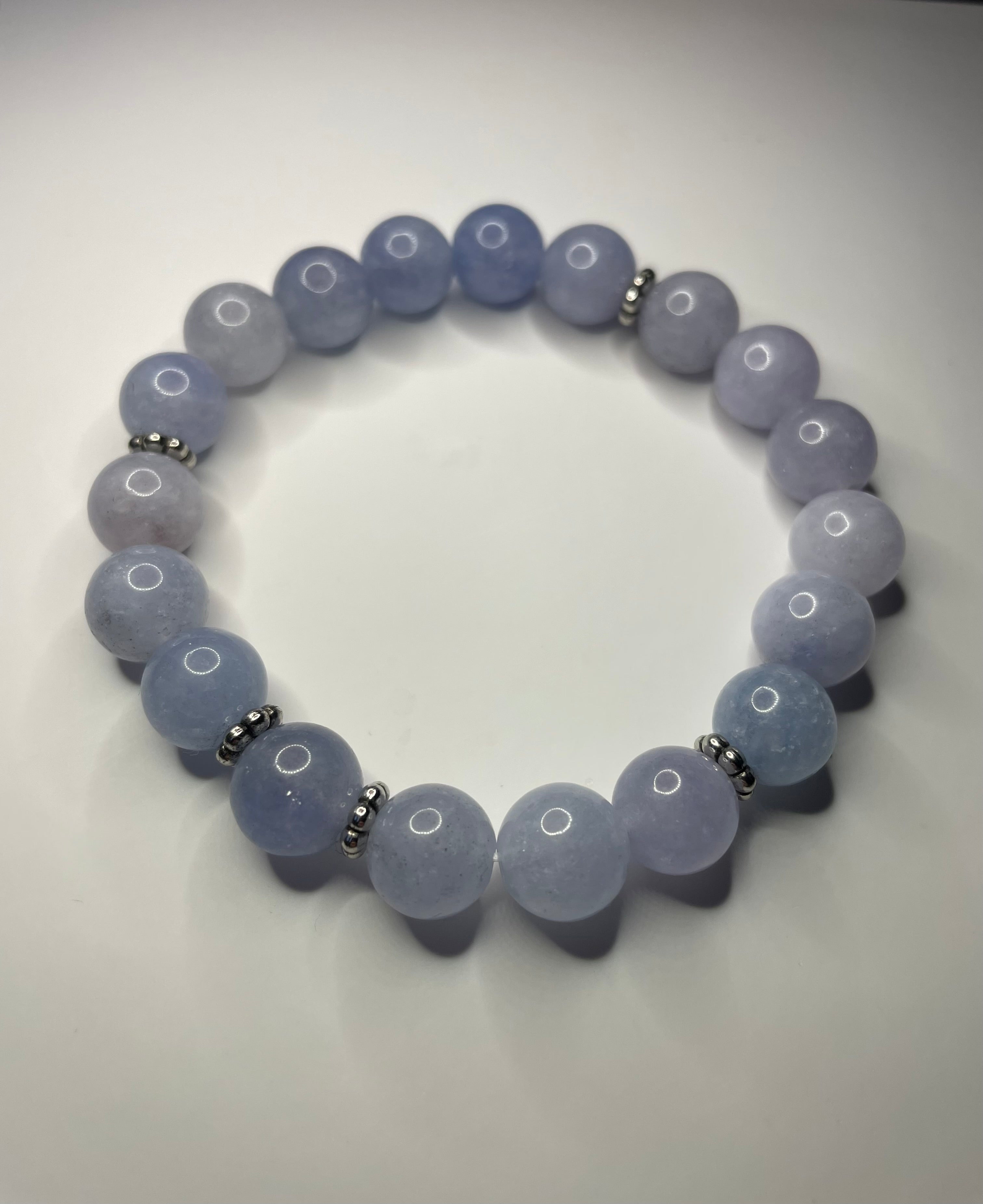 Natural stone Aquamarine beads bracelet, Natural Accessories, Aquamarine