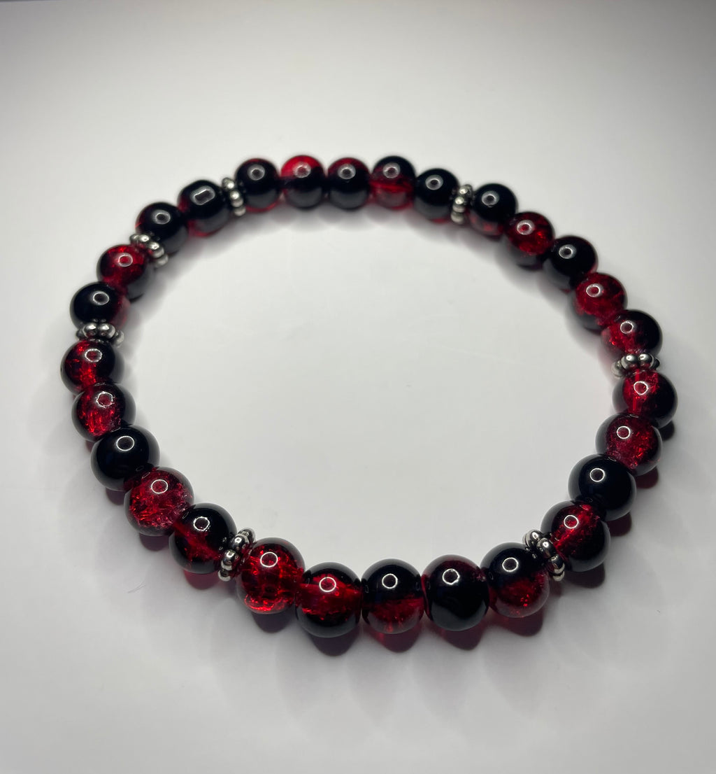 Red&Black Cristal Bracelet, Cristal Accessories
