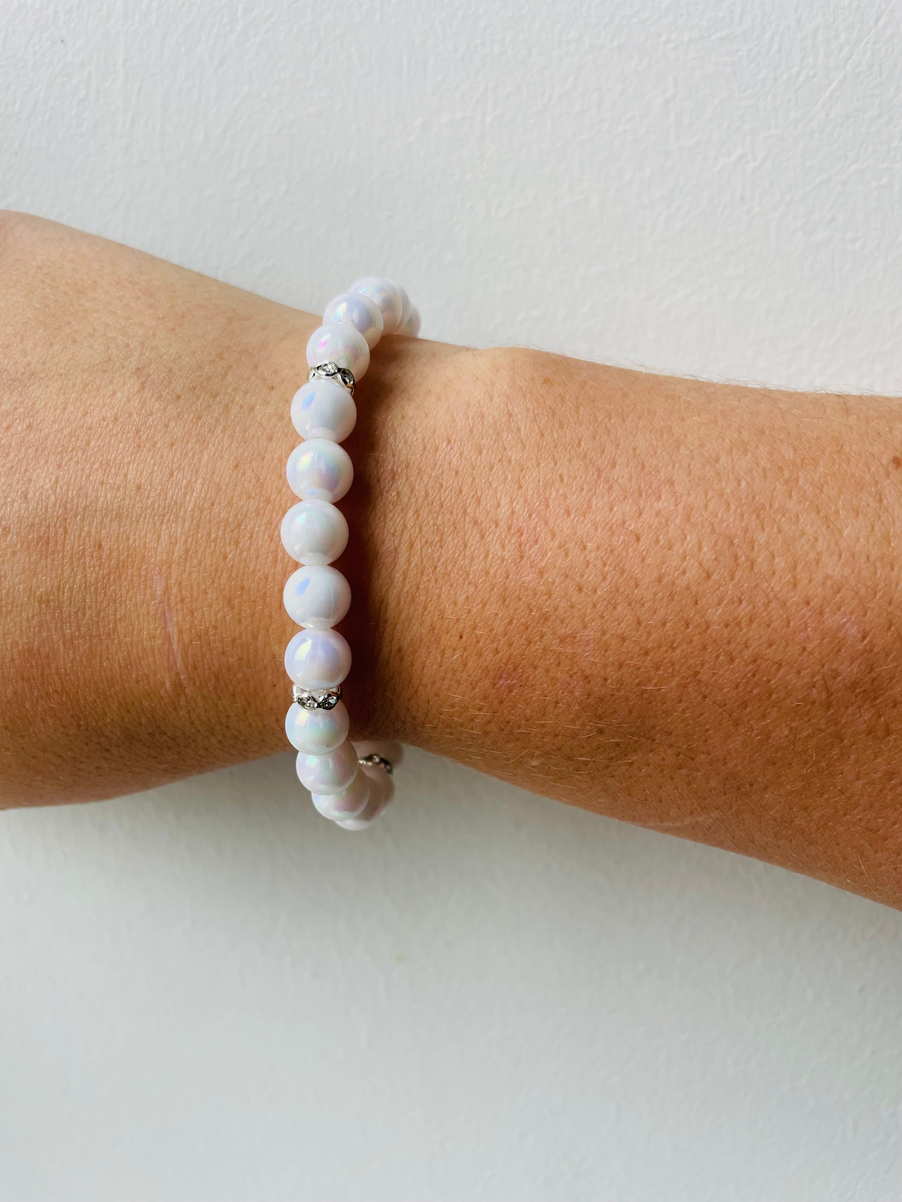 Pearl Radiance - Pearl beads bracelet, Pearl Accessories